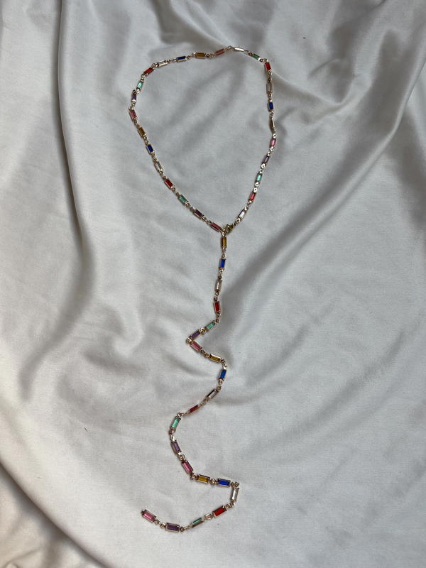 gold drop necklace  Image 2 Preview