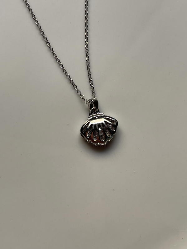 Shell silver necklace  Image 2 Preview