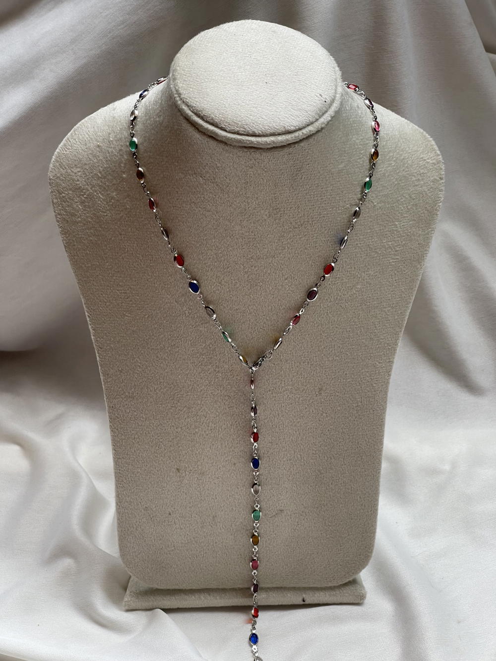 silver color necklace  Preview Image