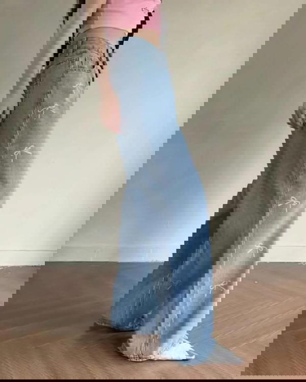 بنطلون وايد ليج فيونكات Image 4 Preview