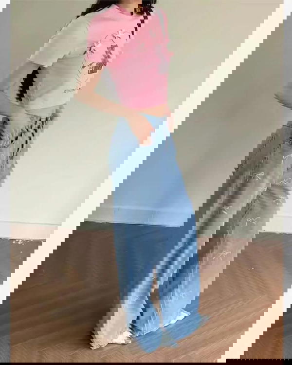 بنطلون وايد ليج فيونكات Image 5 Preview