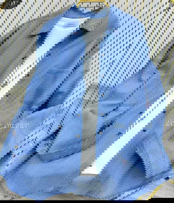 شيميز جينز - كود 650 Image 1 Preview