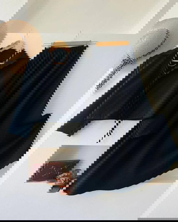 سوت جيب + بلوزة أوبن - كود 385 Image 4 Preview