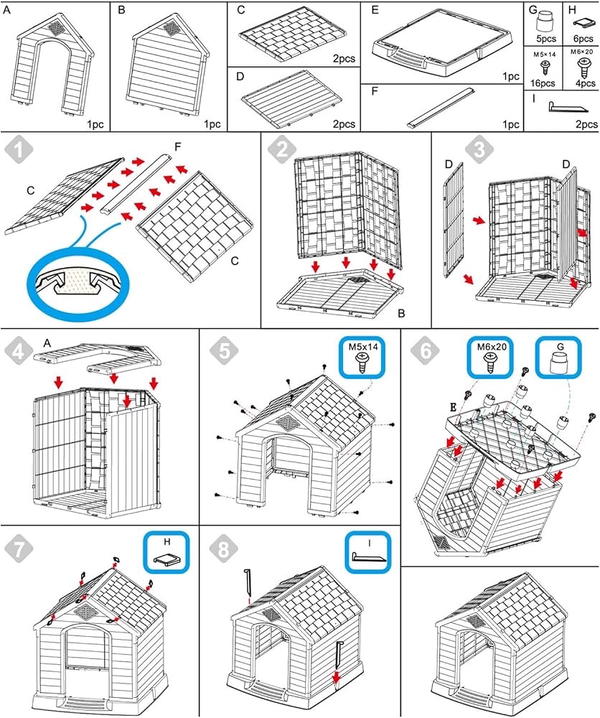 بيت كلاب كبير Image 3 Preview