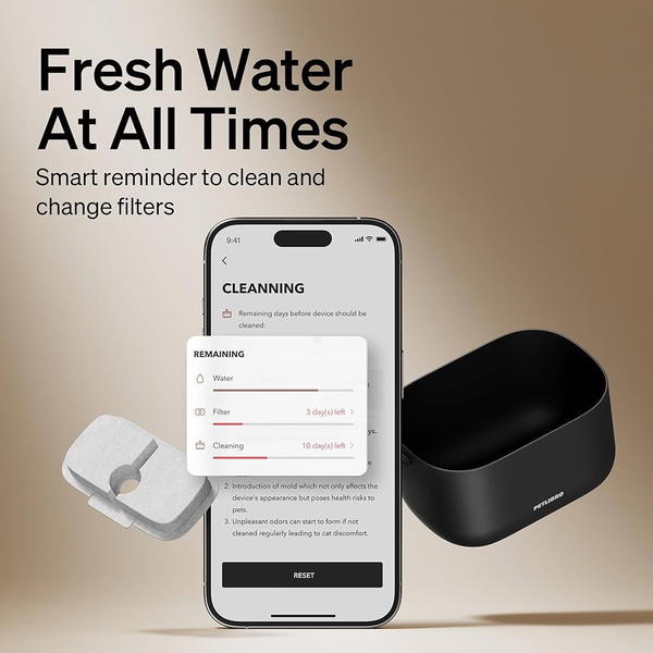 نافورة شحن وحساس و وايفاي 2.5L  Petlibro Image 9 Preview