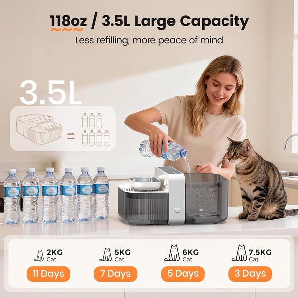 نافورة قلاب 3.5L Invengo شحن ٦ اشهر Image 7 Preview