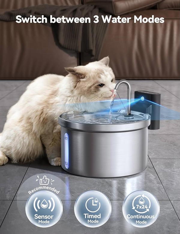 نافورة ستيل شحن FEELNEEDY 3.5L  Image 4 Preview