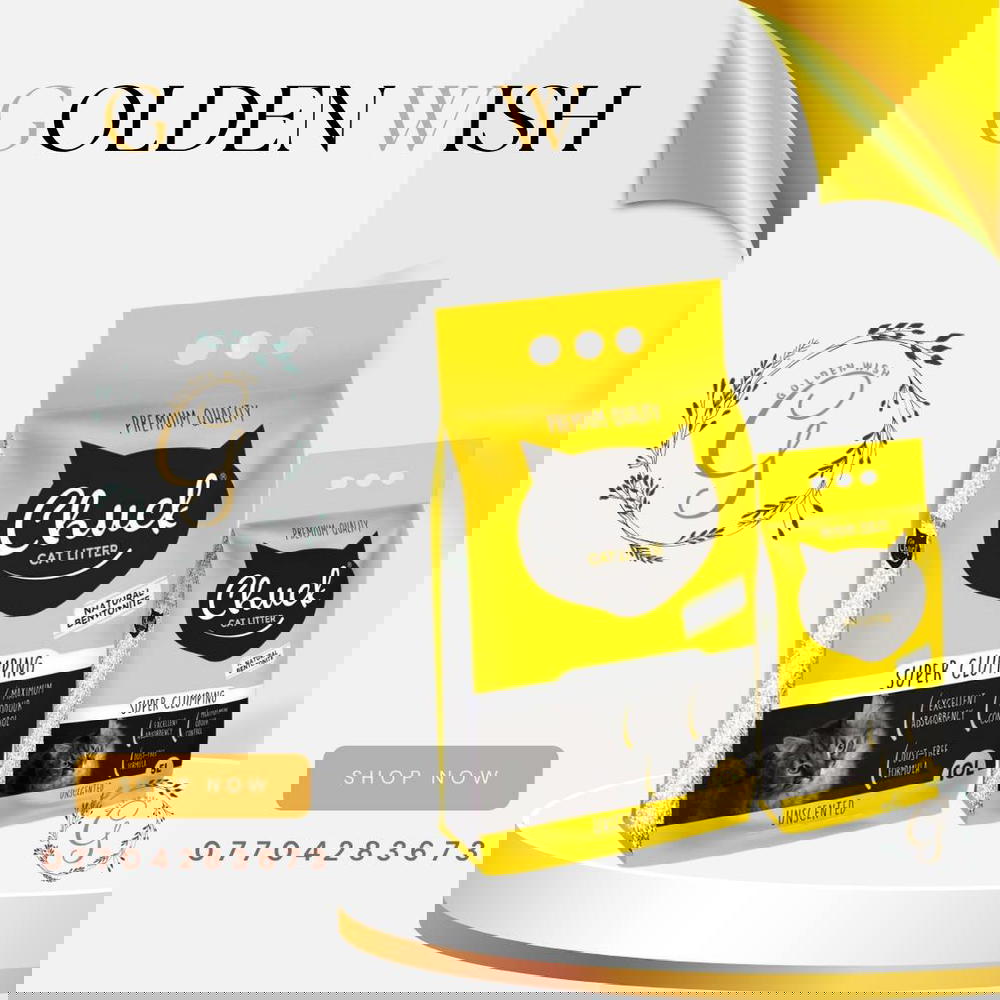 رمل 5 لتر  للقطط "Chuck" الإيطالي – الفخامة الأوروبية في كل حبة! Preview Image