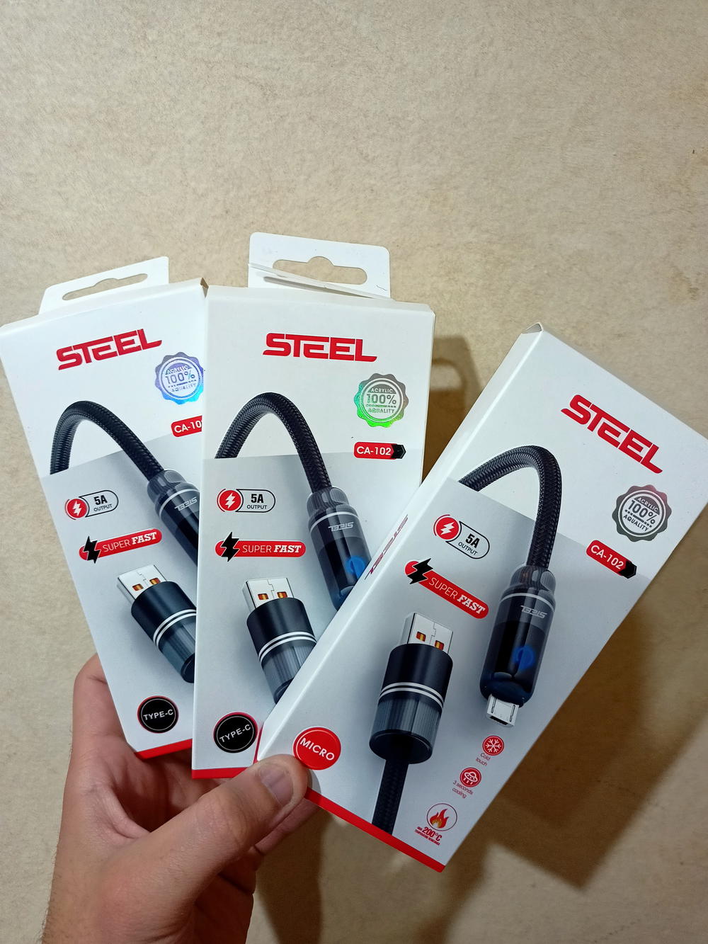 كابل STEEL CA-102 تايب سي Preview Image