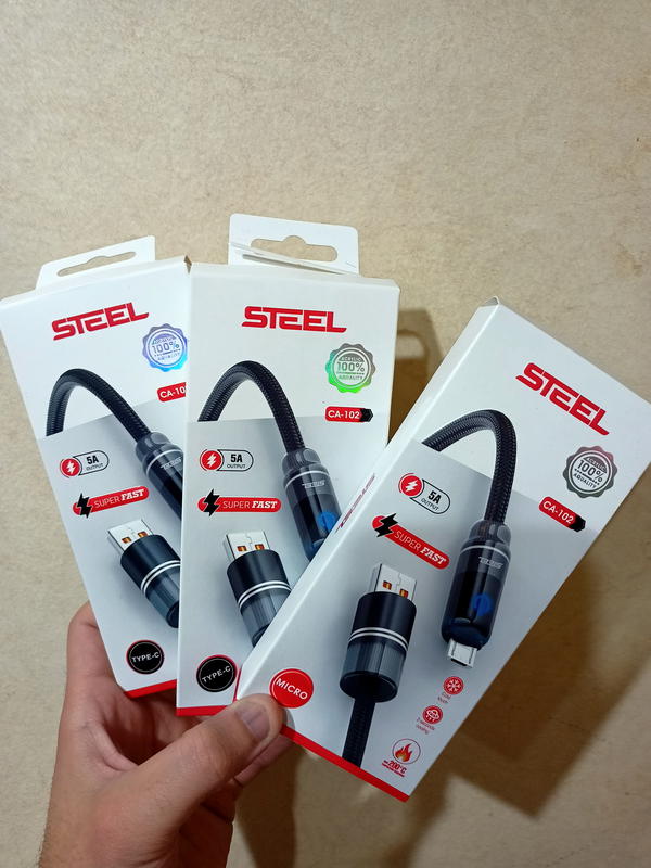 كابل STEEL CA-102 تايب سي Image 1 Preview