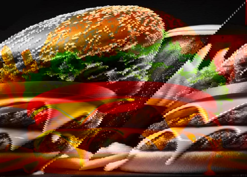 Double Happiness Maker Beef Burger Combo  Preview Image