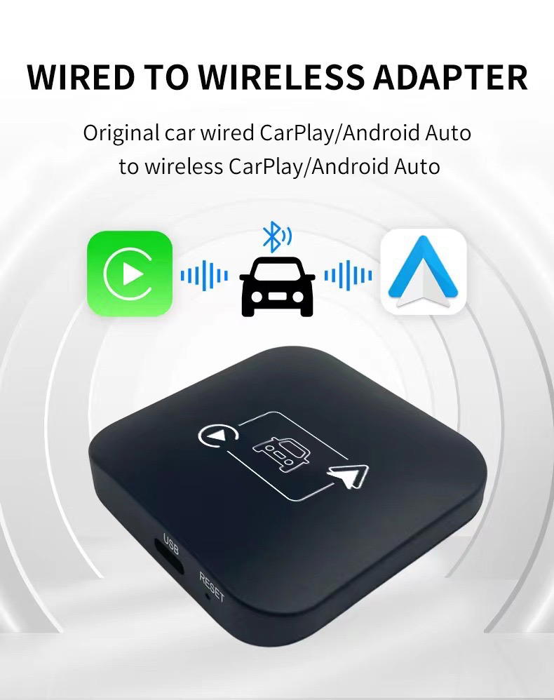 كاربلاي تحويل من سلك إلى وايرلس – CarPlay Wired to Wireless Adapter Preview Image