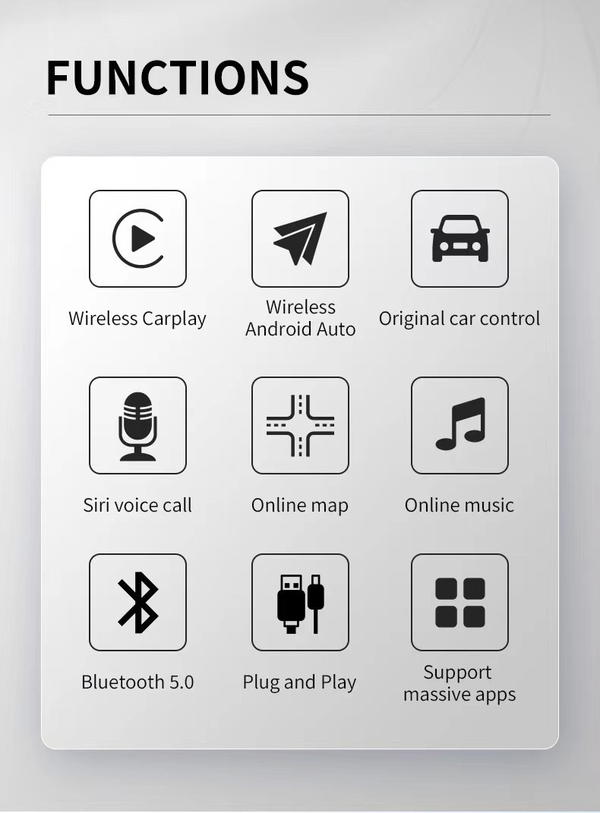 كاربلاي تحويل من سلك إلى وايرلس – CarPlay Wired to Wireless Adapter Image 2 Preview