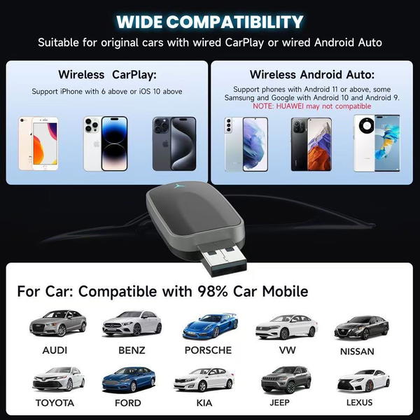 كاربلاي تحويل من سلك إلى وايرلس – CarPlay Wired to Wireless Adapter Image 4 Preview