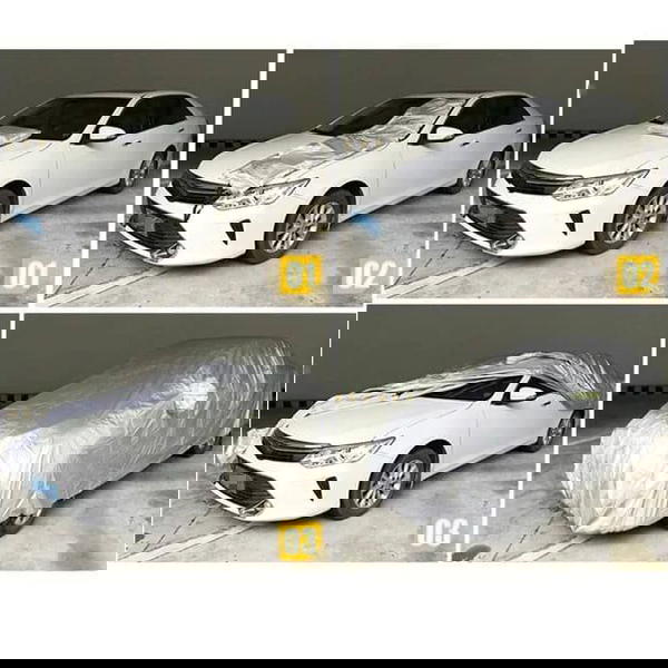 احمي سيارتك من كل العوامل الخارجية اشعة شمس ومطر وثلوج من الخارج عاكس للحرارة وضد الماء ومن الداخل مبطن  Image 2 Preview