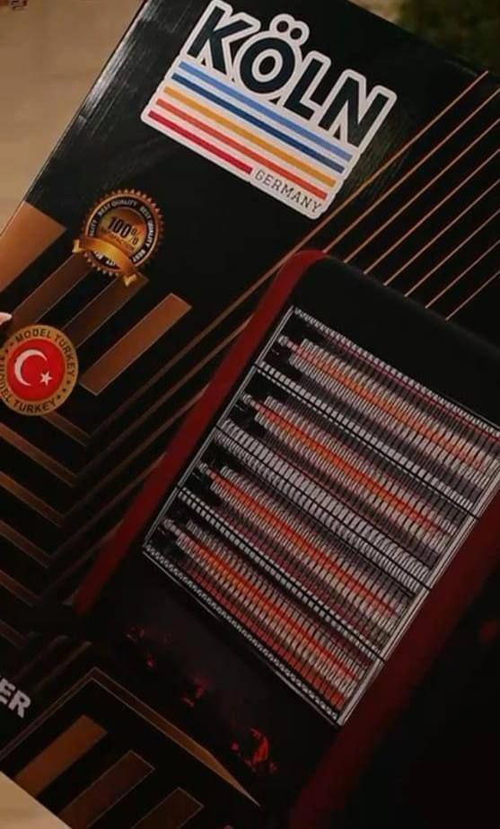 دفاية (KÖLN) الألمانية العريضة 4 اعمدة كوارتز مع فاير بليس? Preview Image