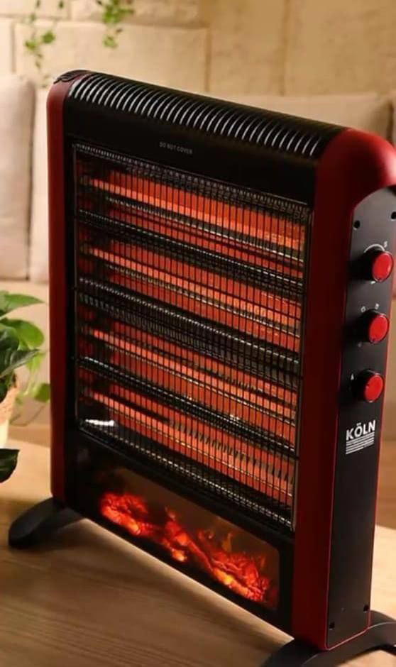 دفاية (KÖLN) الألمانية العريضة 4 اعمدة كوارتز مع فاير بليس? Image 4 Preview