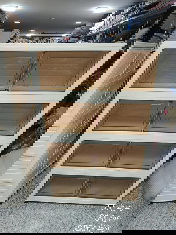 دولاب فنتازيا عسلي عريض 4 طبقات دولاب فنتازيا عسلي 6 طبقات Image 5 Preview