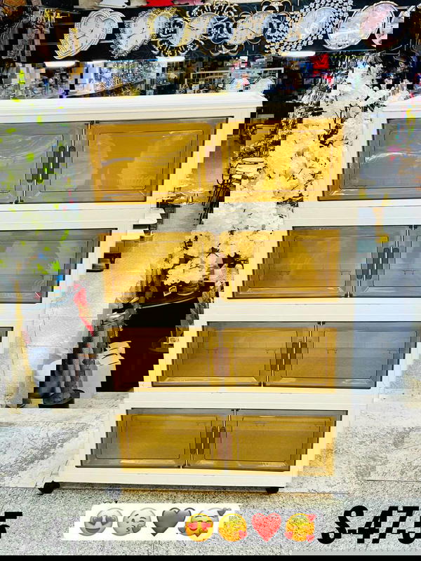 دولاب فنتازيا عسلي عريض 4 طبقات دولاب فنتازيا عسلي 6 طبقات Image 6 Preview