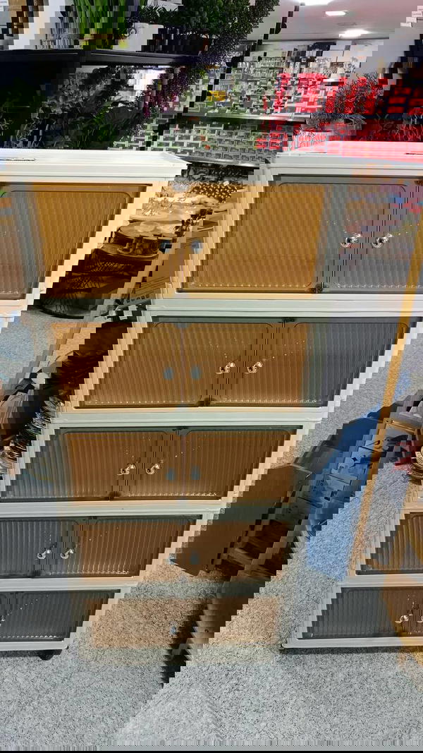 دولاب فنتازيا عسلي عريض 4 طبقات دولاب فنتازيا عسلي 6 طبقات Image 7 Preview