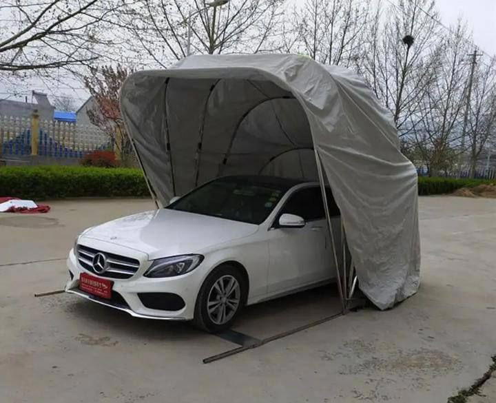 غطاء السيارة الذكي 3*3 متر🥇مصنوعة من الستانلس ستيل القوي جداً كفالة عدة اعوام على القضبان والشادر Preview Image