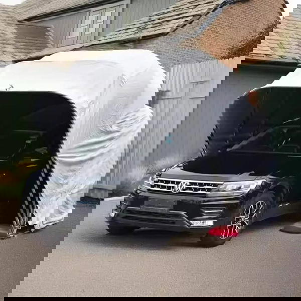 غطاء السيارة الذكي 3*3 متر🥇مصنوعة من الستانلس ستيل القوي جداً كفالة عدة اعوام على القضبان والشادر Image 7 Preview