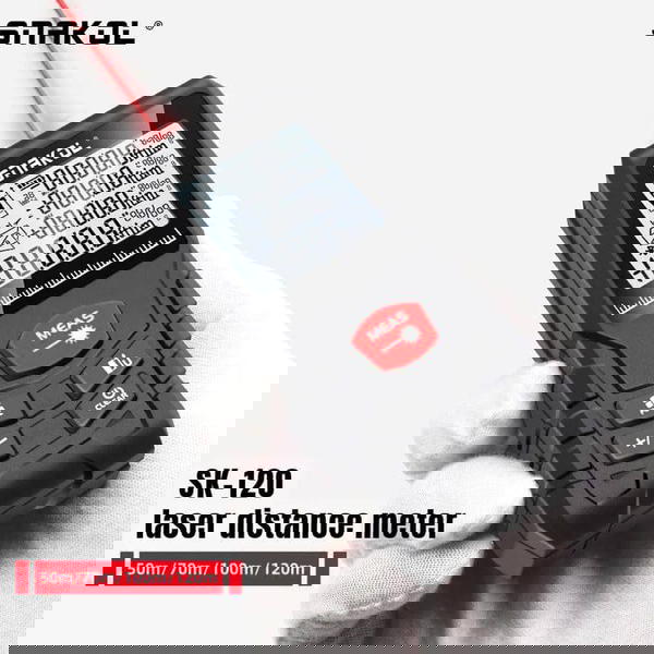 هل سئمت من القياسات اليدوية غير الدقيقة والمستهلكة للوقت؟ نقدم لك متر الليزر الرقمي الذكي Image 5 Preview