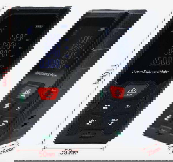 هل سئمت من القياسات اليدوية غير الدقيقة والمستهلكة للوقت؟ نقدم لك متر الليزر الرقمي الذكي Image 7 Preview
