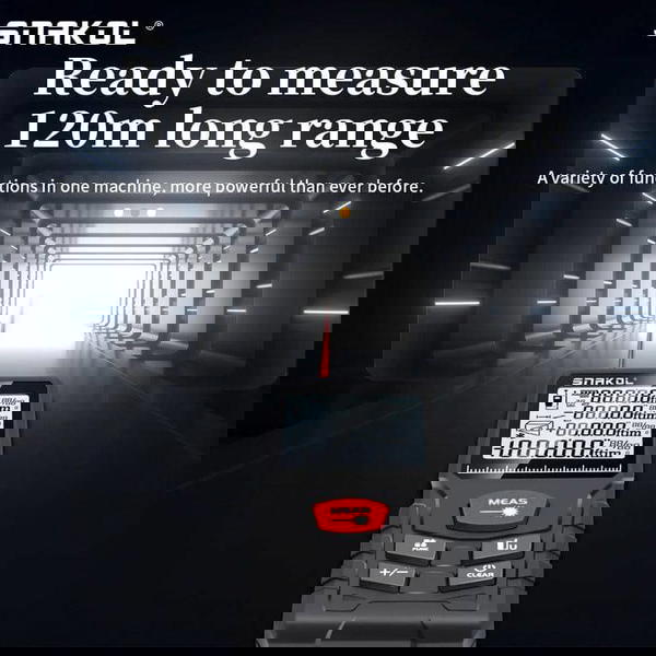 هل سئمت من القياسات اليدوية غير الدقيقة والمستهلكة للوقت؟ نقدم لك متر الليزر الرقمي الذكي Image 8 Preview