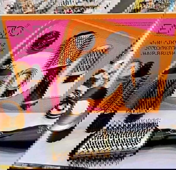 هل تبحثين عن الحل الأمثل لتصفيف شعرك بسهولة وسرعة؟نقدم لكِ بكج ENZO البطاطا 4 في 1 لتجفيف وتصفيف الشعر Image 5 Preview