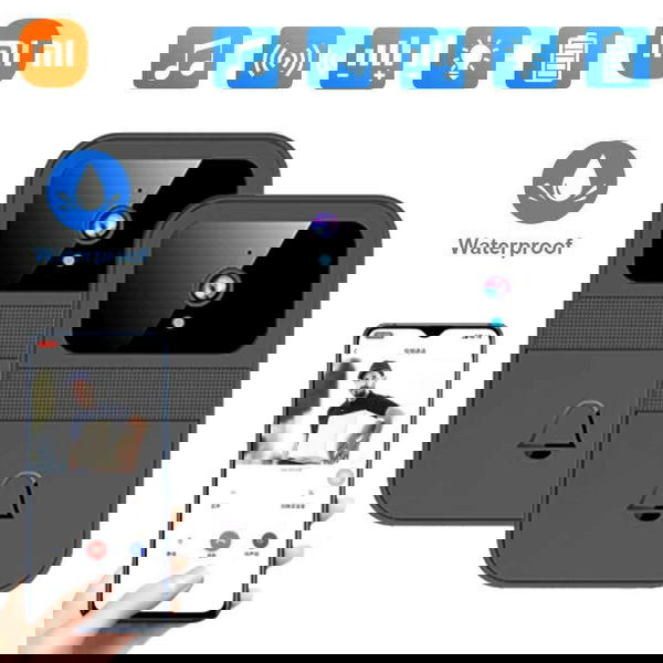 جرس باب ذكي بكاميرا مدمجة Image 2 Preview