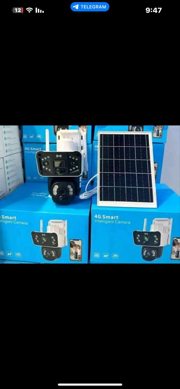 كاميرا الطاقة الشمسية الذكية الزرقاء 4G Image 1 Preview