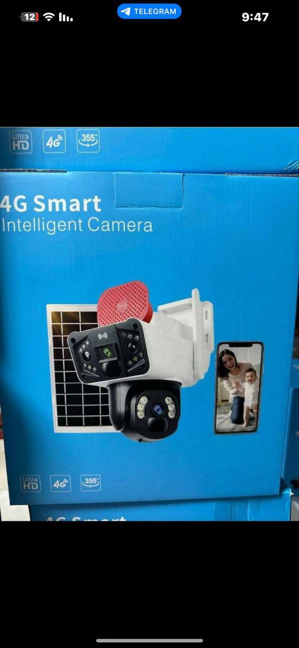 كاميرا الطاقة الشمسية الذكية الزرقاء 4G Image 3 Preview