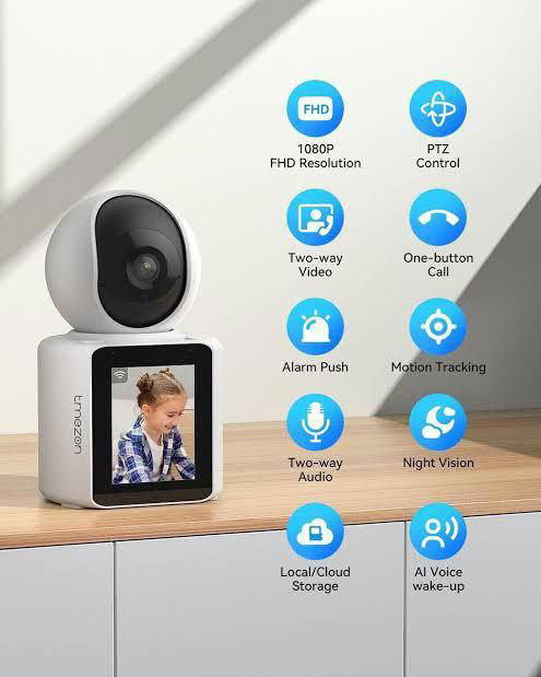 كاميرا مراقبة الأطفال هي أداة فعالة لمساعدة الأم والأب على الشعور بالقرب من طفلهما Image 2 Preview