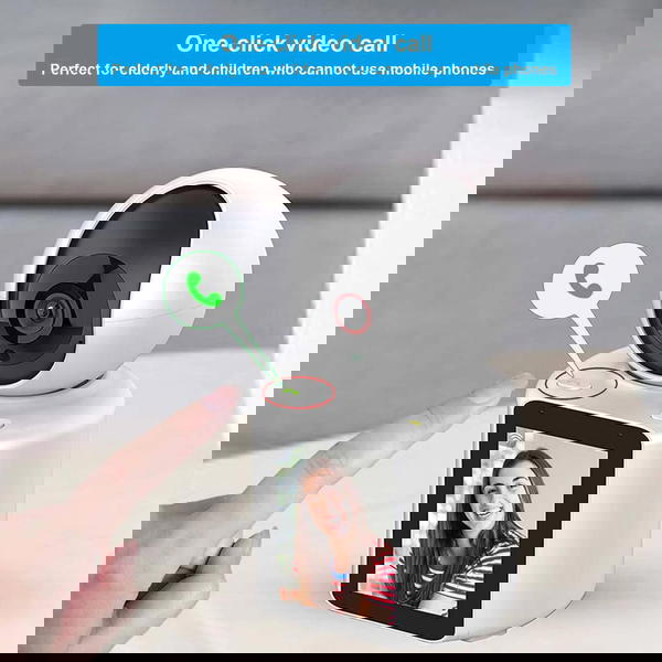 كاميرا مراقبة الأطفال هي أداة فعالة لمساعدة الأم والأب على الشعور بالقرب من طفلهما Image 4 Preview