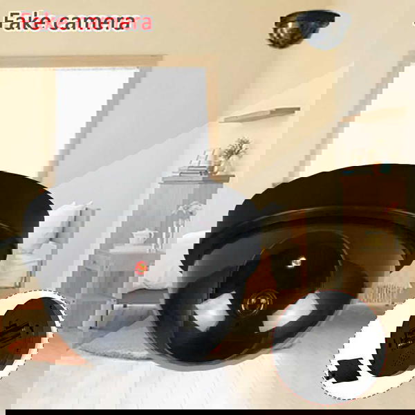 كاميرا مراقبة وهمية ذات مظهر واقعي مع ليد وامض  Image 1 Preview