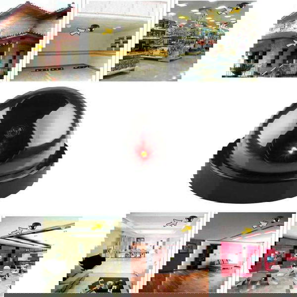 كاميرا مراقبة وهمية ذات مظهر واقعي مع ليد وامض  Image 4 Preview