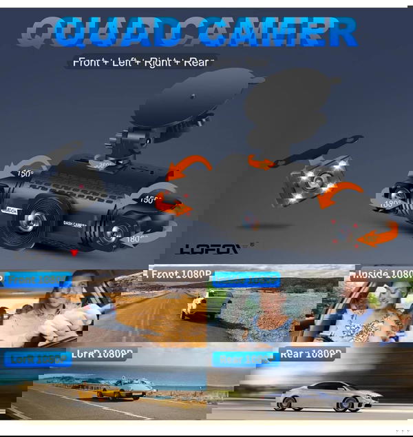 كاميرا السيارة الرباعية  Image 6 Preview