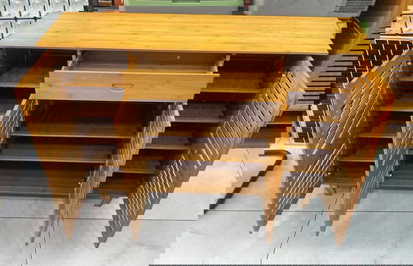 خزانة احذية بامبو 4 دفات مع جرار علوي YS-30 Image 3 Preview