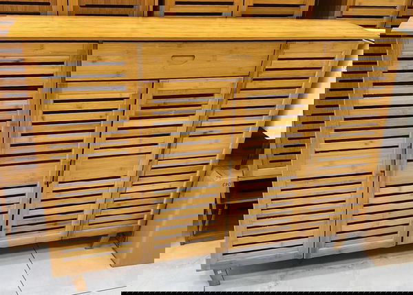 خزانة احذية بامبو 4 دفات مع جرار علوي YS-30 Image 4 Preview