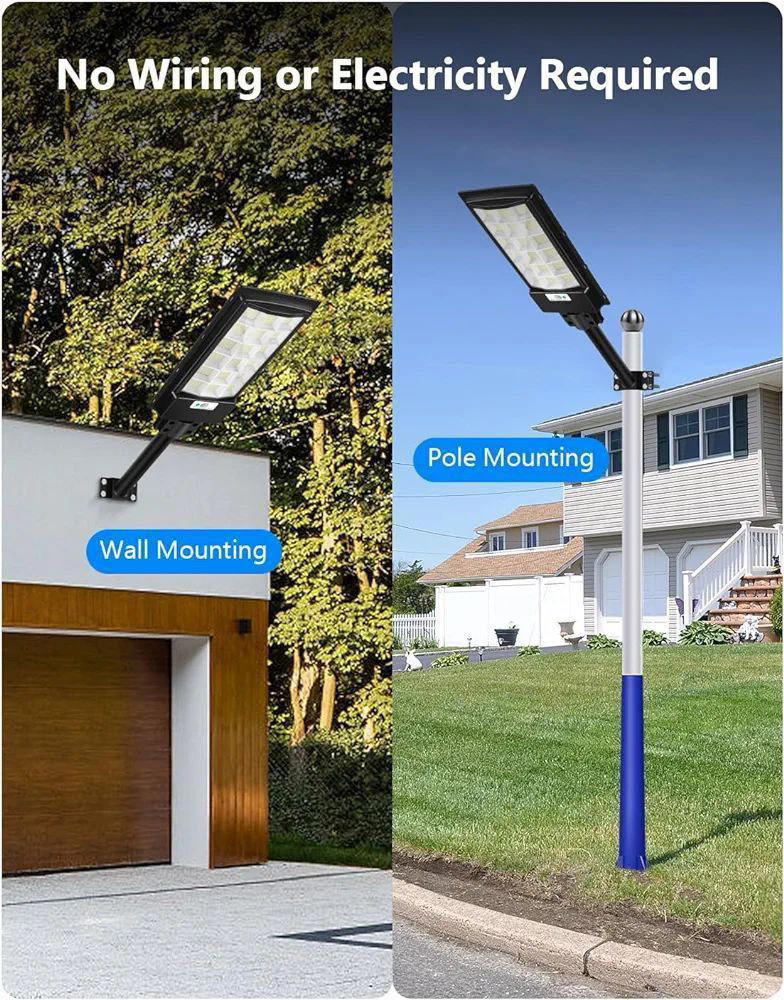 كشاف طاقة شمسية يشمل لوح شمسي داخلي ويموت تحكم وقاعدة للتعليق Preview Image