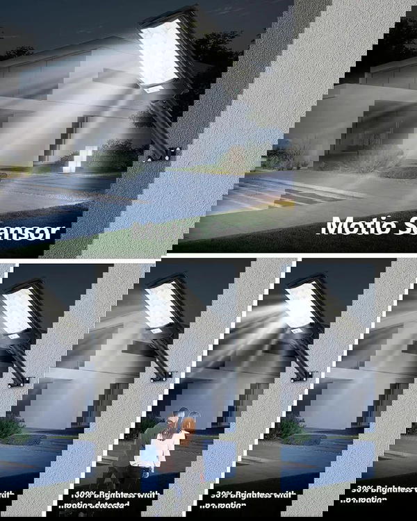 كشاف طاقة شمسية يشمل لوح شمسي داخلي ويموت تحكم وقاعدة للتعليق Image 2 Preview