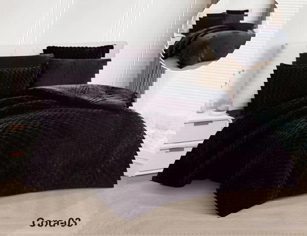 لحاف فرو الأرنب ثقيل Image 2 Preview