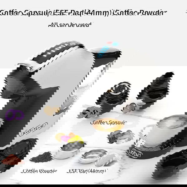 ماكينة القهوة والكبسولات CRYSTALS تاتش مع عيارات Image 5 Preview