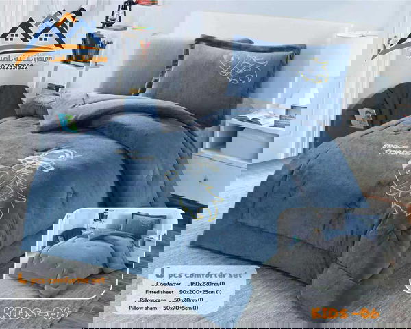 مفرد ٤ قطع مخمل طريزF Image 2 Preview