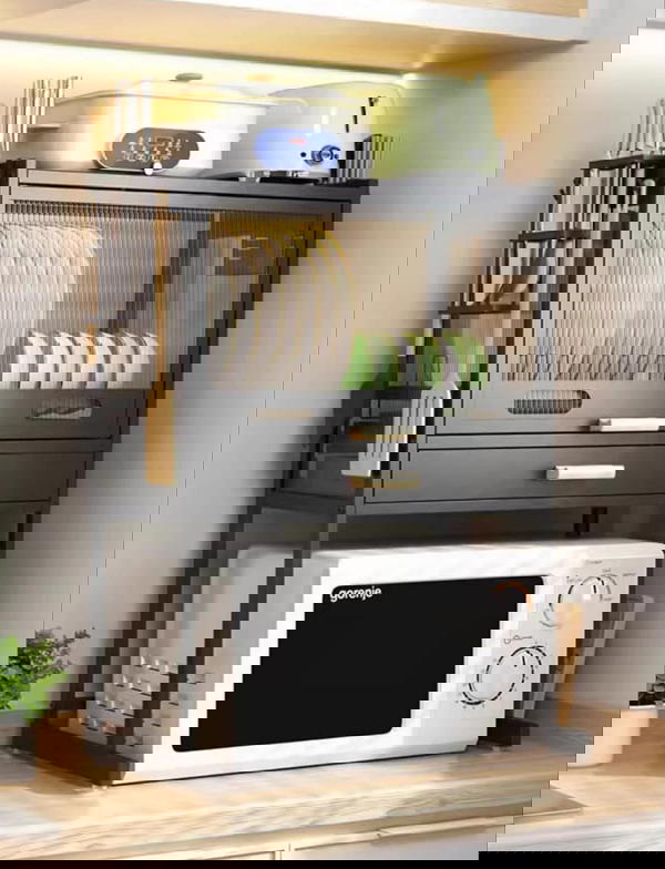 منظم منزلي معدني للمطبخ مع جارور  بتصميم مبتكر  Image 3 Preview