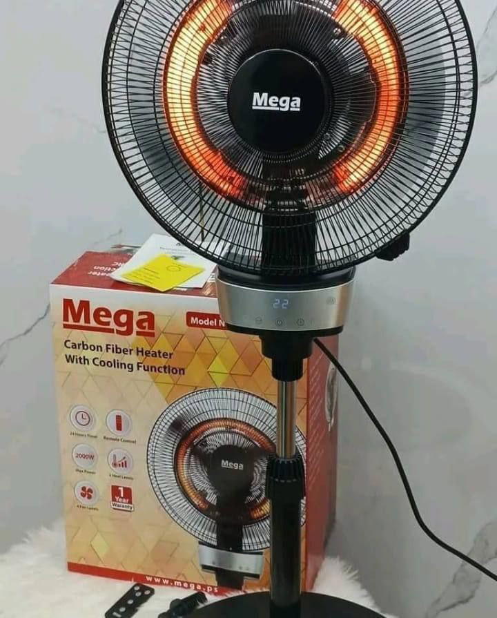 مروحة ميجا بتنفع صيف وشتا🥶🥵🥇صوبة + مروحة ماركة ميجا🥇✨ شركة mega الاصلية  Preview Image