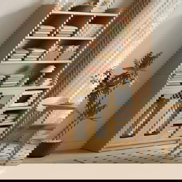 رف كتب خشبي عصري  Image 3 Preview