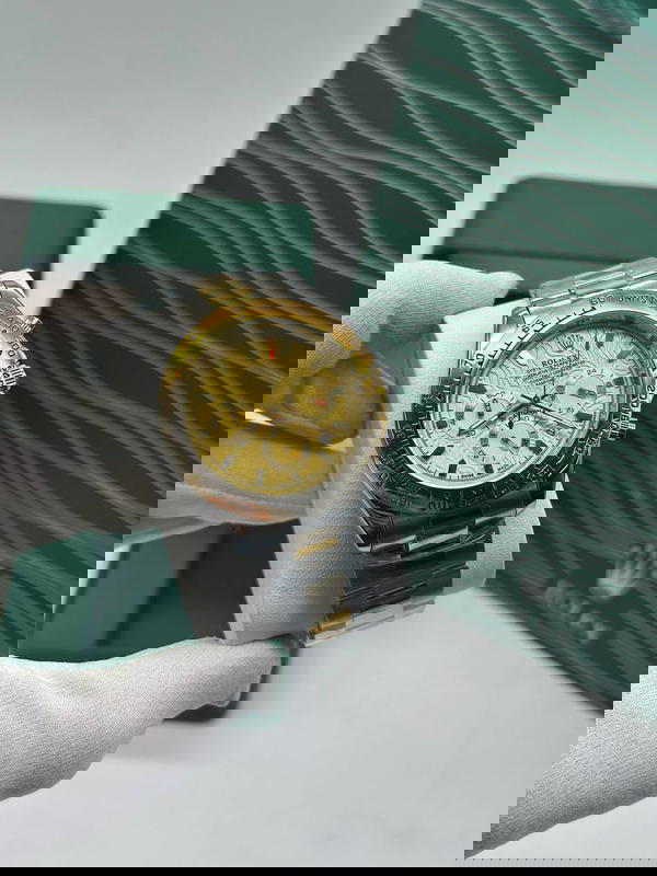 رولكس جميع العقارب الداخلية متحركة مع علبة وكرت وكيس الماركة  Image 9 Preview