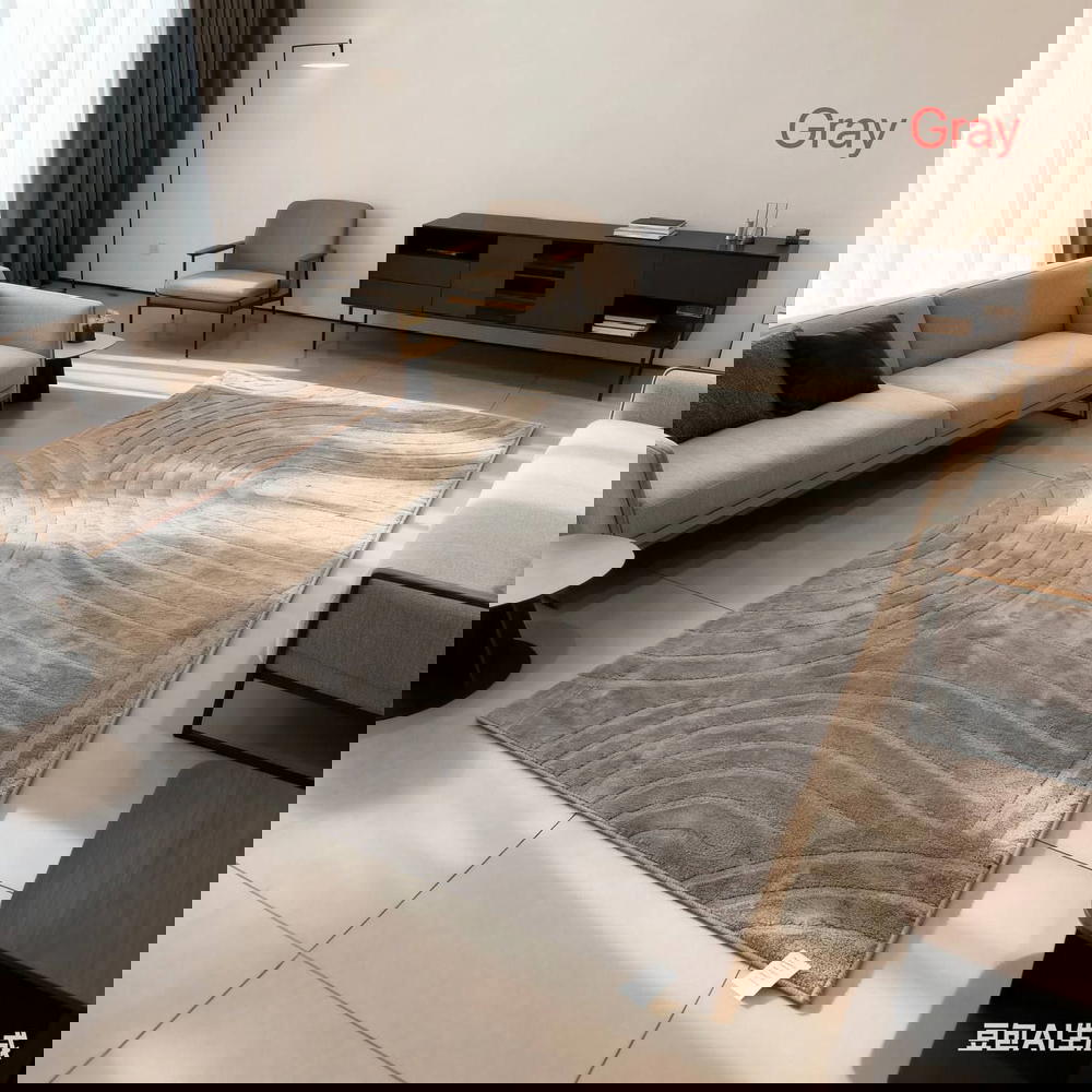 سجاد شتوي حفر فرو الأرنب ثقيل غير قابل للانزلاق Preview Image